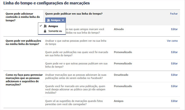Configurações de Privacidade - Mural do Facebook - AntonioBorba.com Configurações de Privacidade - Mural do Facebook - AntonioBorba.com