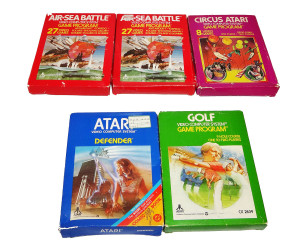 Jogos Atari Completos na Caixa: Marca Atari