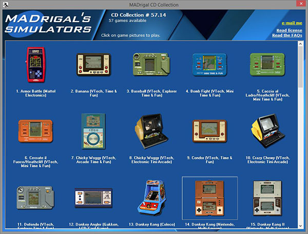 MADrigal CD Collection - 57 Games Simulados - AntonioBorba.com