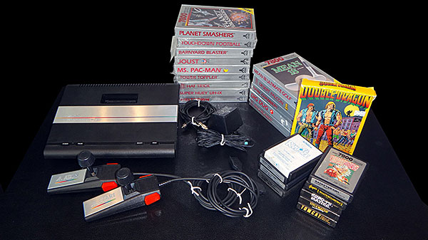 Atari 7800 com 40% da Coleção de Games