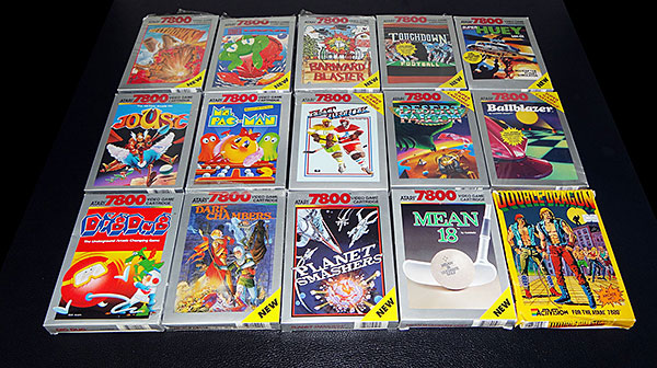 Atari 7800 - Jogos Completos Impecáveis - AntonioBorba.com