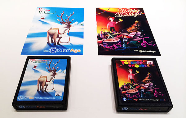 Raindeer Rescue e Toyshop Trouble - Homebrews Atari 2600 - AntonioBorba.com