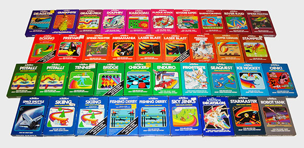 Atari Activision - Coleção Completa Standard Label - AntonioBorba.com