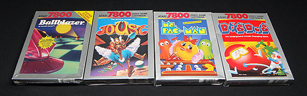 Atari 7800 - Lote com 10 Jogos - AntonioBorba.com