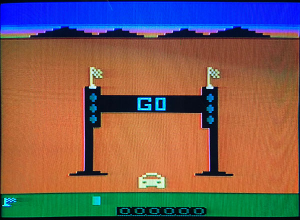 Rally Racer, jogo de Atari 2600 da More Work Games - AntonioBorba.com