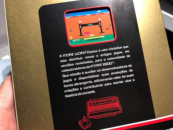 Rally Racer, jogo de Atari 2600 da More Work Games - AntonioBorba.com