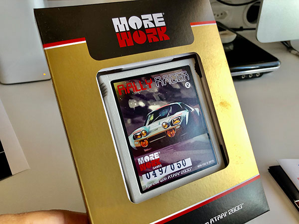 Rally Racer, jogo de Atari 2600 da More Work Games - AntonioBorba.com