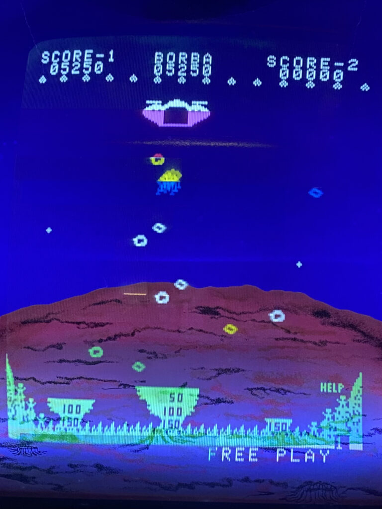 Arcade Space Invaders Japonês da Taito - Multigame Kit Lunar Rescue - AntonioBorba.com