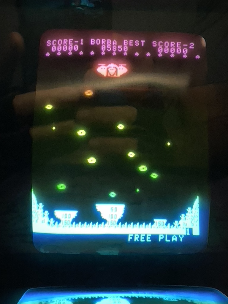 Arcade Space Invaders Japonês da Taito - Novo Overlay no Lunar Rescue - AntonioBorba.com