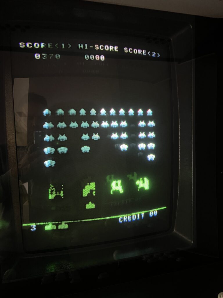Space Invaders Emulado em um Arcade Multijogos - AntonioBorba.com