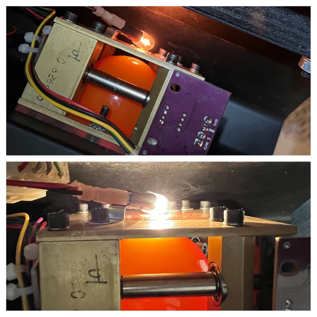 Arcade Illuminated Trackballs - LED versus Incandescent Lamps