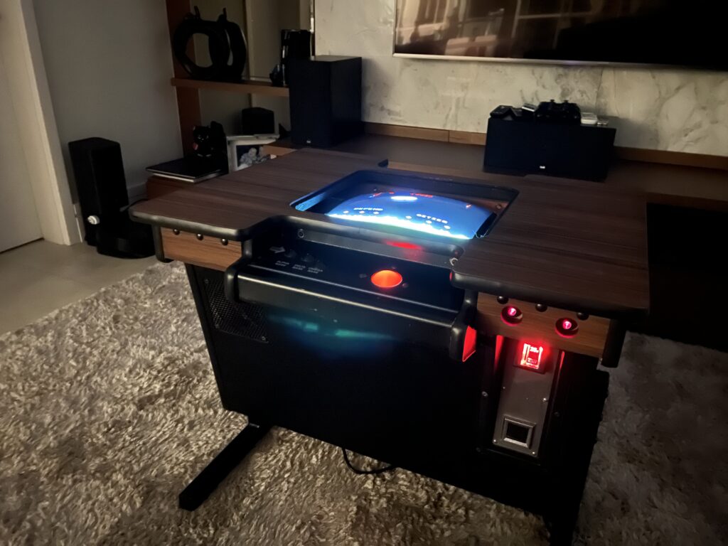 Atari Cocktail Missile Command with Illuminated Trackball