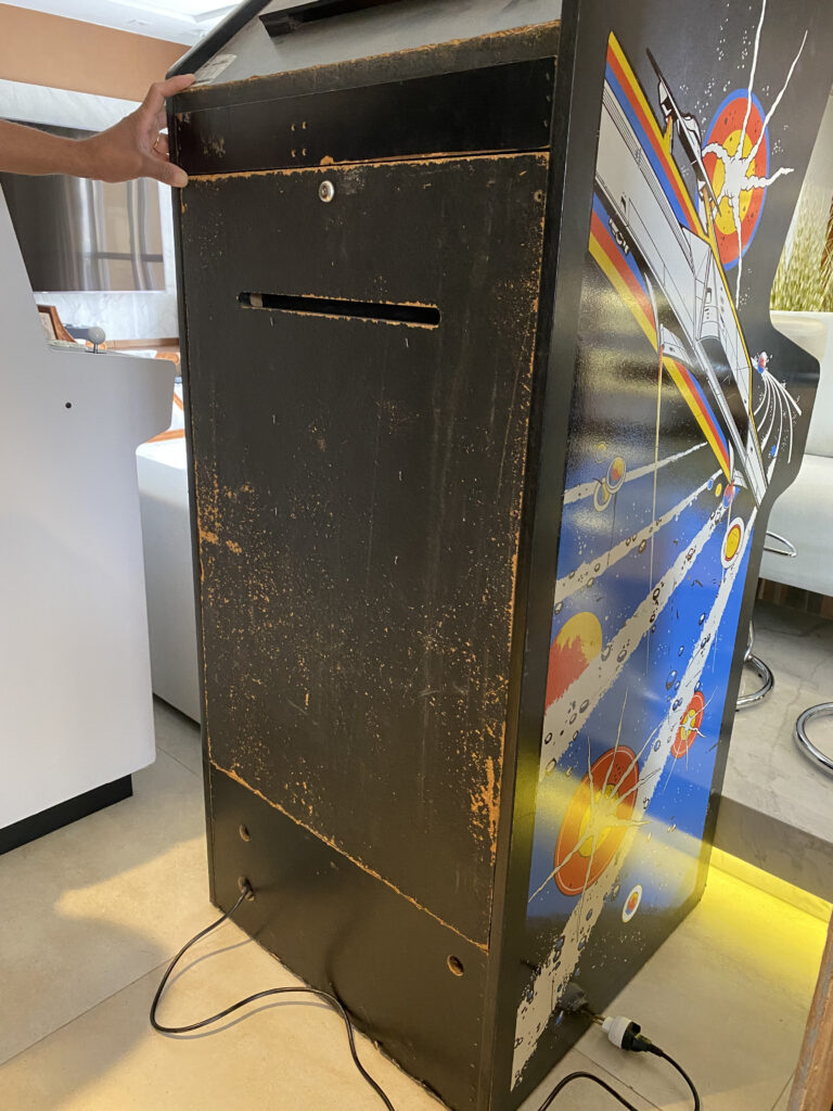 Asteroids Arcade - Atari - Upright - Back Door