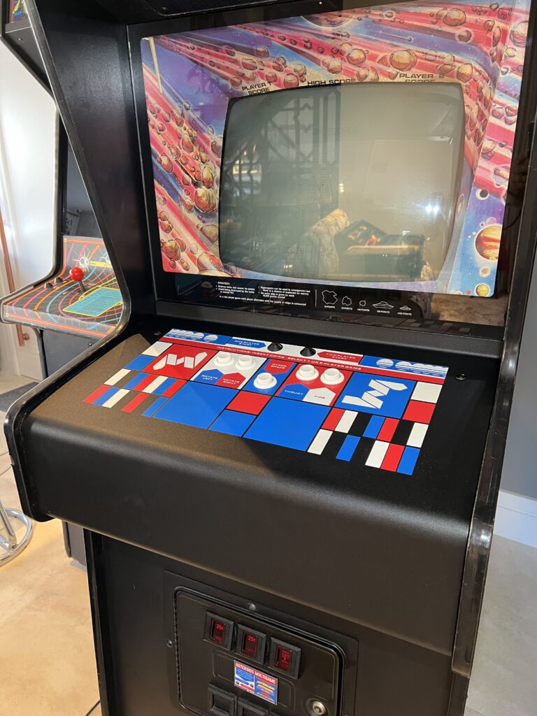 Atari Asteroids Arcade Upright with Brand New Takeman CP