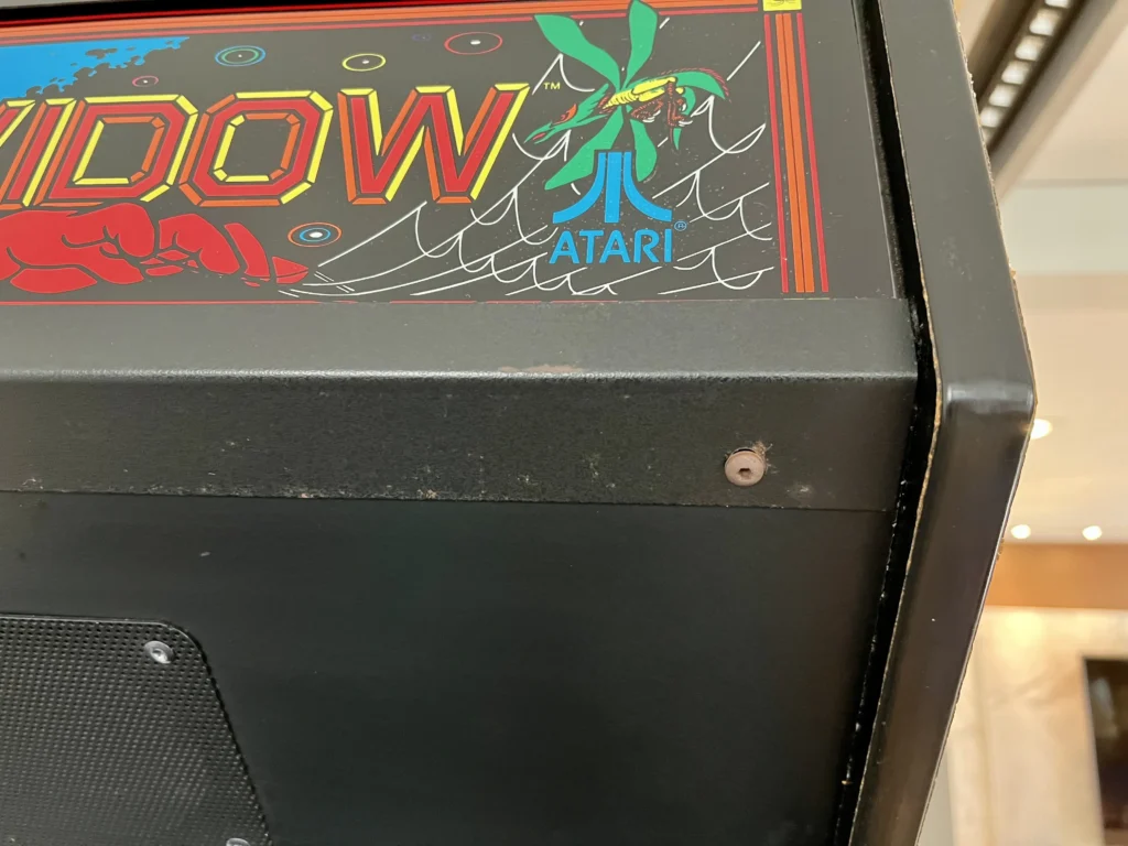 Black Widow Color Vector Arcade - Marquee Restore