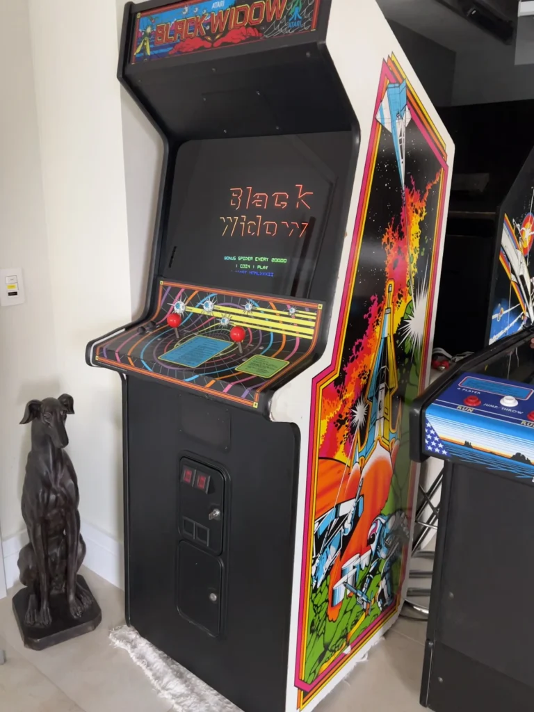 Arcade Black Widow - Atari Color Vector - Working