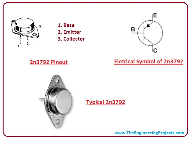 Chassis Transistor or Bottle Cap Transistor - Base Emitter Collector Diagram
