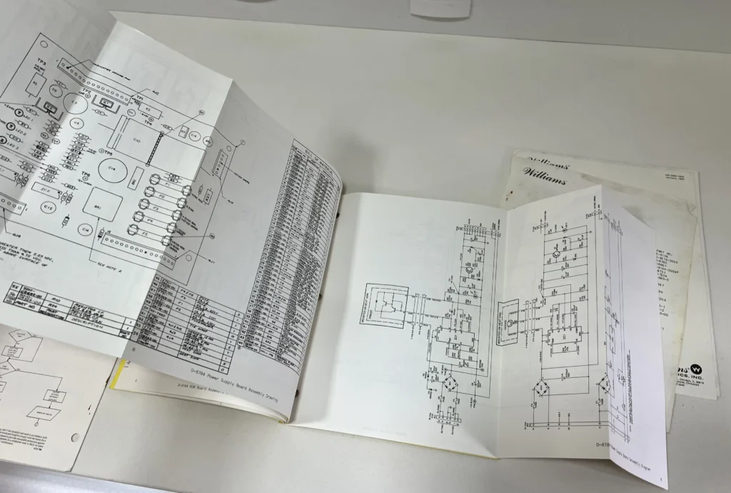 Joust Cocktail Arcade by Williams - Original Manuals