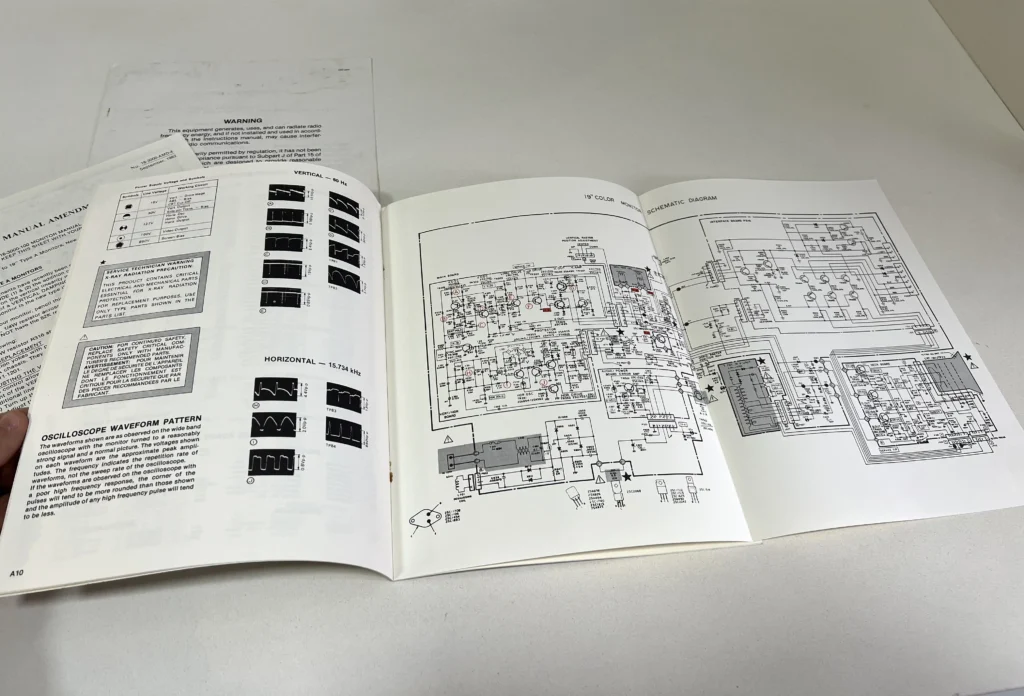 Joust Cocktail Arcade by Williams - Original Manuals