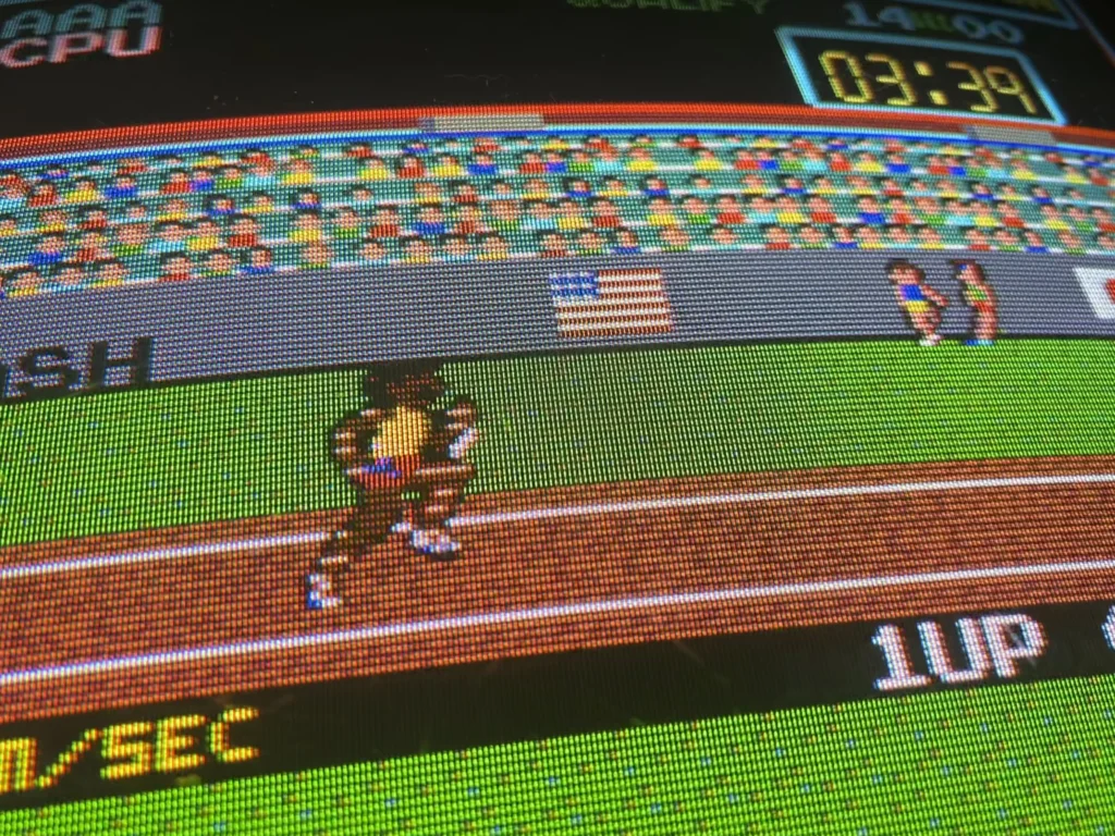 Track & Field Cocktail Arcade Restore - Hyper Sports Rearranged Bugs