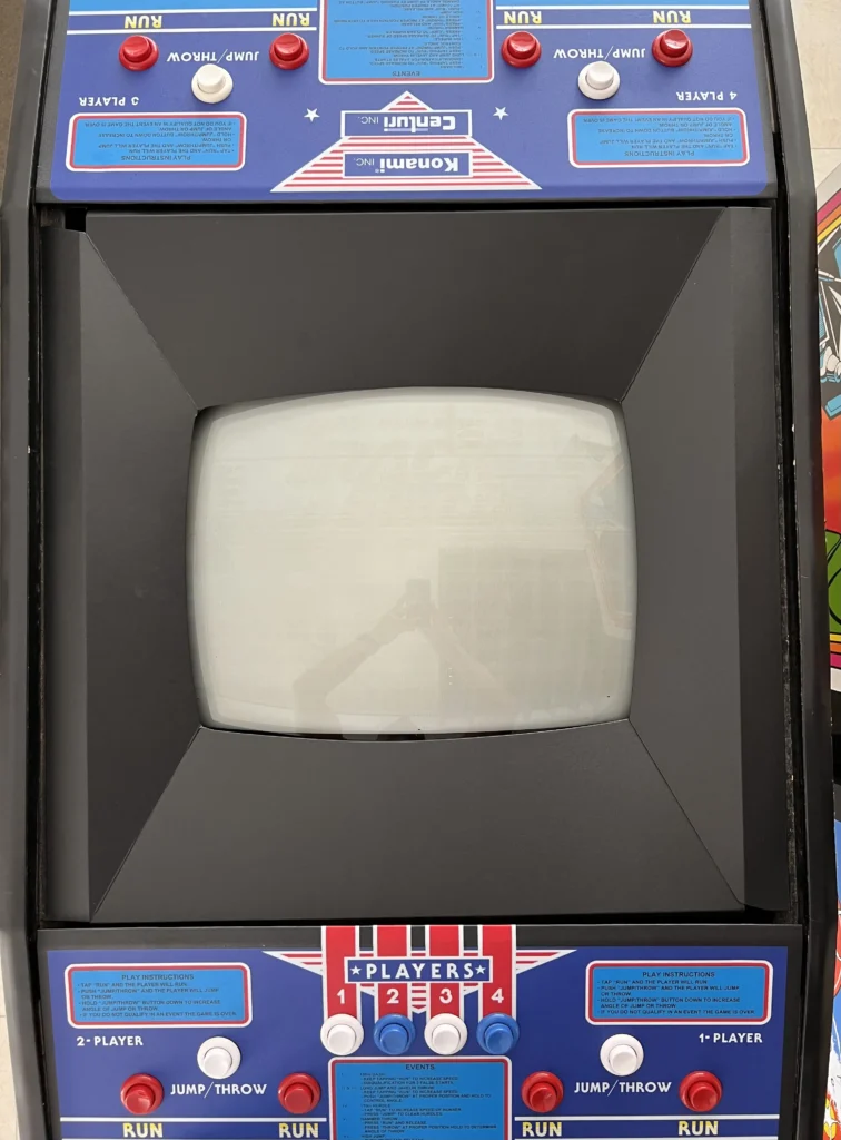 Track & Field Cocktail Arcade Restore - Cardboard Bezel