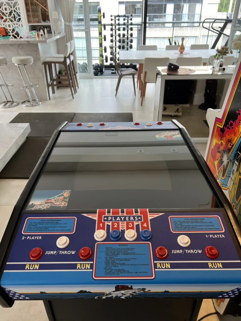 Track & Field Cocktail Arcade Restore - Glass