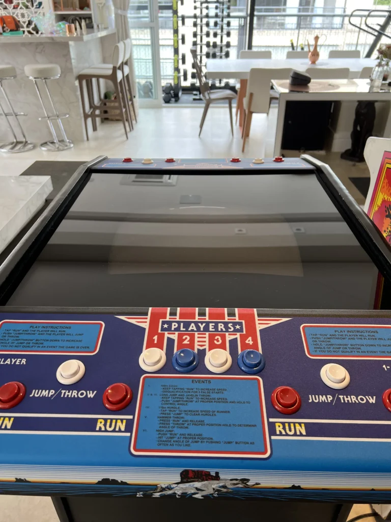 Track & Field Cocktail Arcade Restore - Smoked Plexiglass