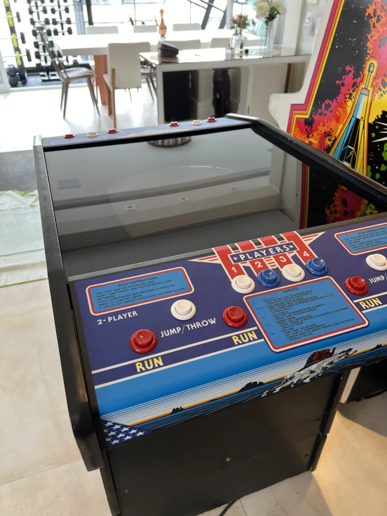 Track & Field Cocktail Arcade Restore - Smoked Plexiglass