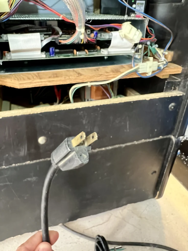Track & Field Cocktail Arcade Restore - Power Cord