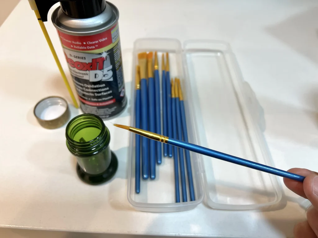 DeoxIT Brush Application on Arcade Cabinets DeoxIT Brush Application on Arcade Cabinets