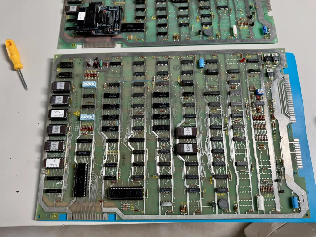 Warlords Atari Arcade Game Upright and Cocktail PCB Swap Warlords Atari Arcade Game Upright and Cocktail PCB Swap
