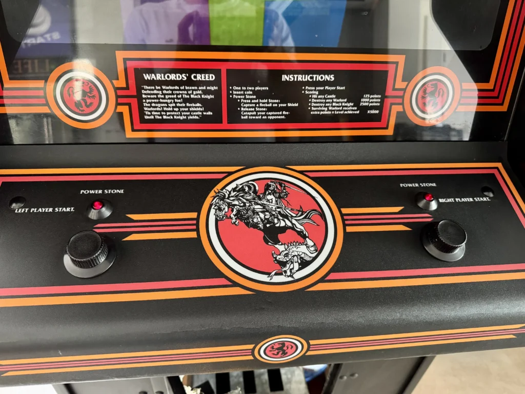 Warlords Atari Arcade Game Upright Cabinet - Inspection
