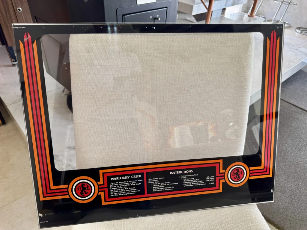 Warlords Atari Arcade Game Upright Cabinet - Inspection Warlords Atari Arcade Game Upright Cabinet - Inspection