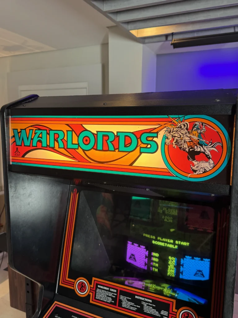 Warlords Atari Arcade Game Upright Cabinet - Antonio Borba Warlords Atari Arcade Game Upright Cabinet - Antonio Borba