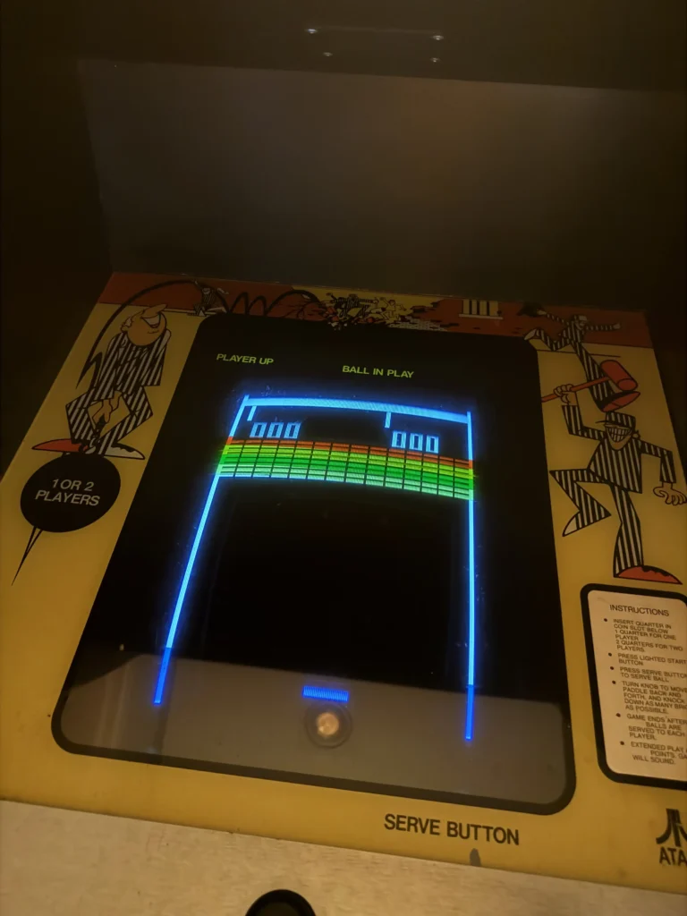 Breakout Atari Arcade Game with Paddle Master Upgrade Breakout Atari Arcade Game with Paddle Master Upgrade