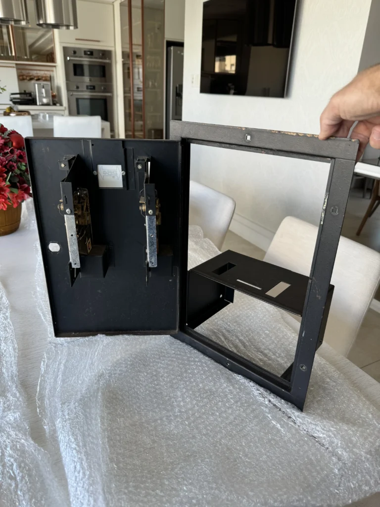 Tank II Arcade Cabinet by Kee Games - Coin Door Tank II Arcade Cabinet by Kee Games - Coin Door