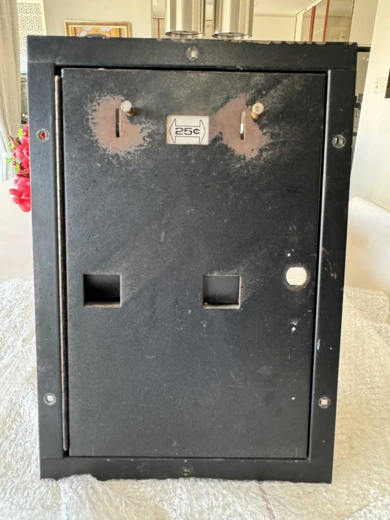 Tank II Arcade Cabinet by Kee Games - Coin Door Tank II Arcade Cabinet by Kee Games - Coin Door
