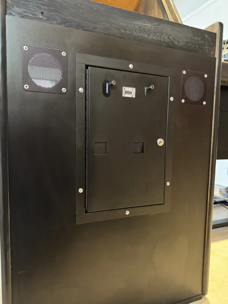 Tank II Arcade Cabinet by Kee Games - Coin Door Tank II Arcade Cabinet by Kee Games - Coin Door