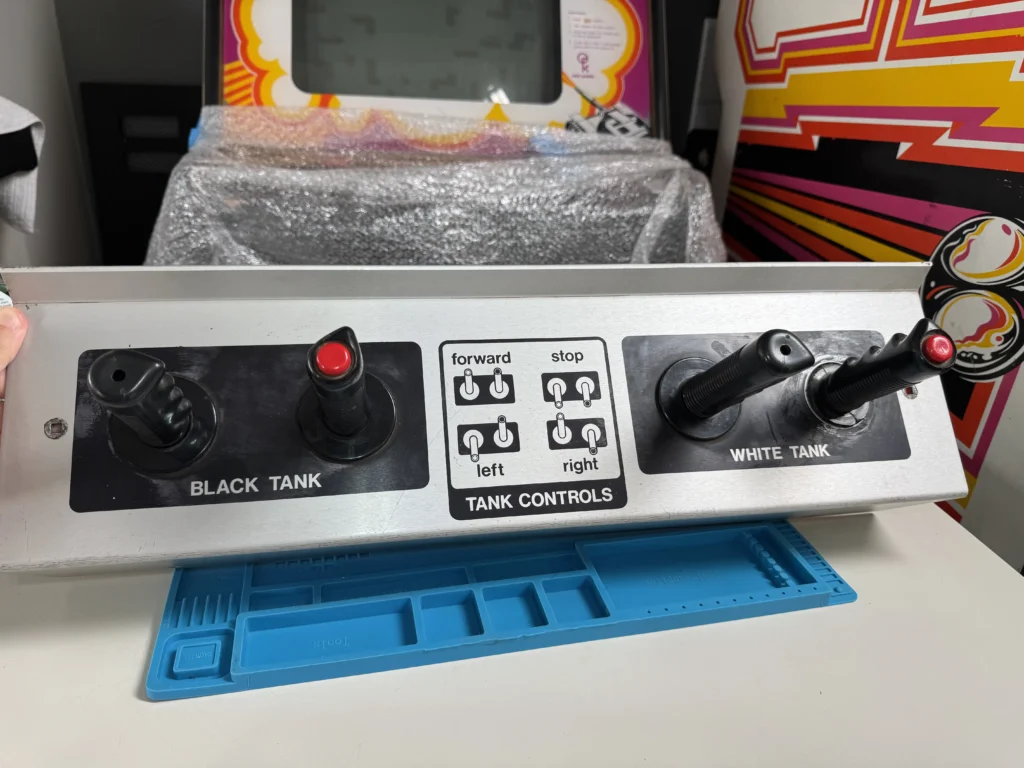 Tank II Arcade Cabinet by Kee Games - Control Panel Tank II Arcade Cabinet by Kee Games - Control Panel