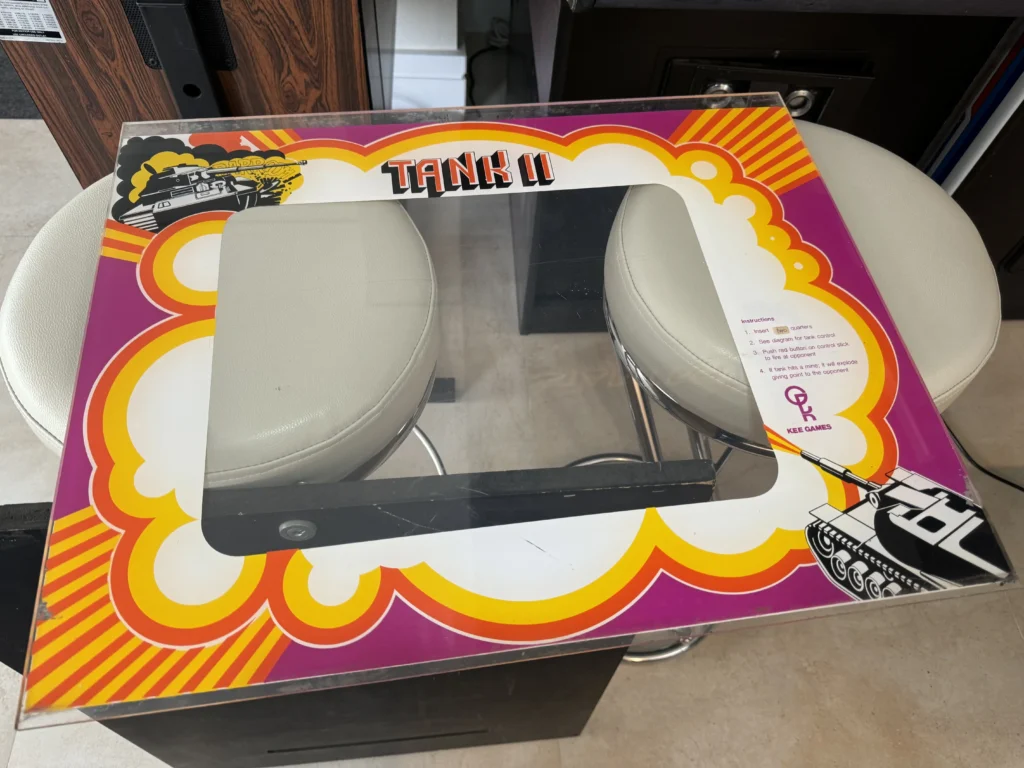 Tank II Arcade Cabinet by Kee Games - Plexiglass Tank II Arcade Cabinet by Kee Games - Plexiglass