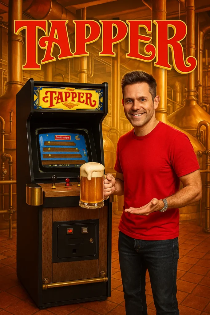 Tapper Arcade Game by Bally Midway - AI Gererated Video Cover Tapper Arcade Game by Bally Midway - AI Gererated Video Cover
