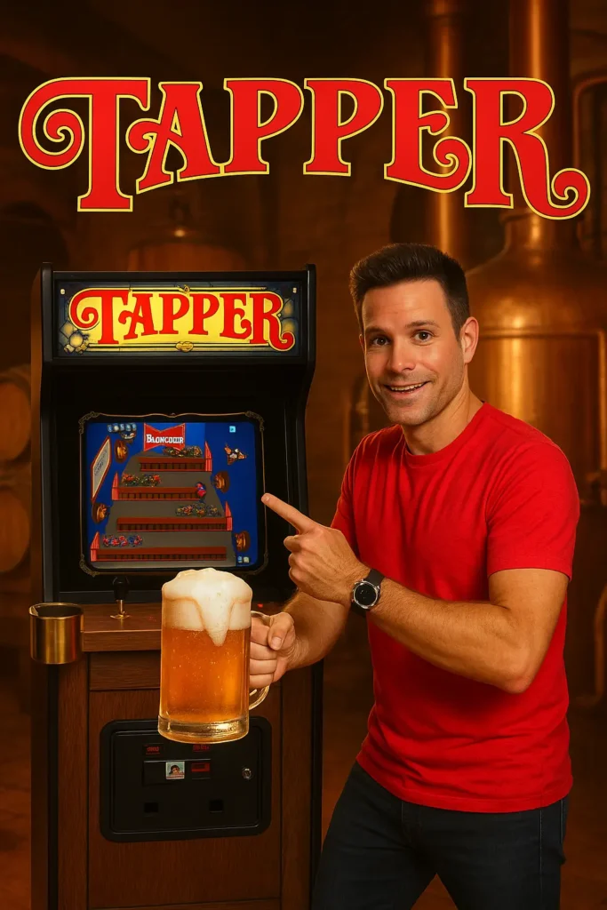Tapper Arcade Game by Bally Midway - AI Gererated Video Cover Tapper Arcade Game by Bally Midway - AI Gererated Video Cover