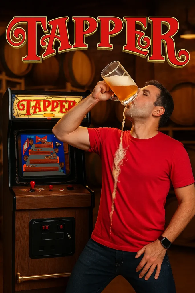 Tapper Arcade Game by Bally Midway - AI Gererated Video Cover Tapper Arcade Game by Bally Midway - AI Gererated Video Cover