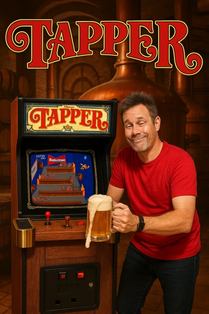 Tapper Arcade Game by Bally Midway - AI Gererated Video Cover Tapper Arcade Game by Bally Midway - AI Gererated Video Cover