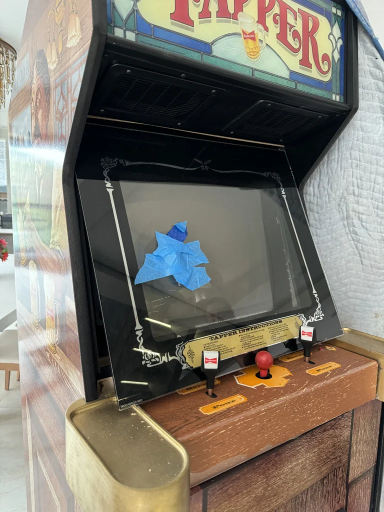 Tapper Arcade Game by Bally Midway - Arrival and Inspection Tapper Arcade Game by Bally Midway - Arrival and Inspection