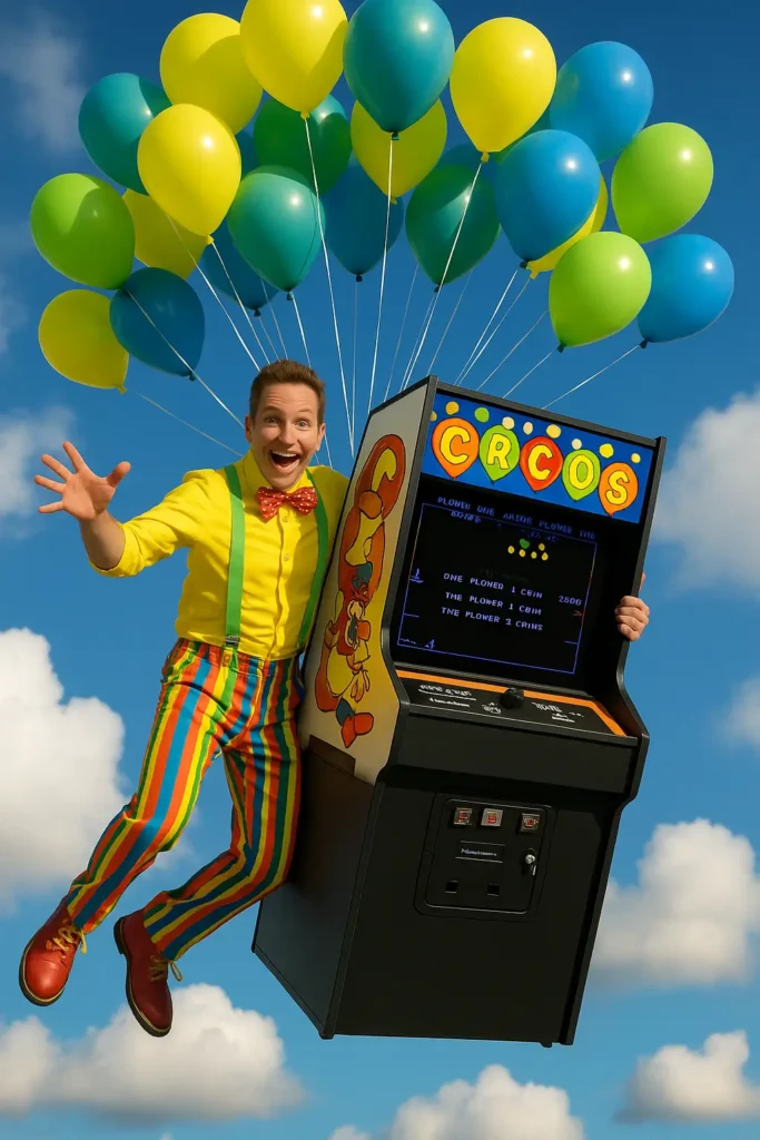 Circus Arcade Game by Exidy - Antonio Borba - AI Video Cover Circus Arcade Game by Exidy - Antonio Borba - AI Video Cover