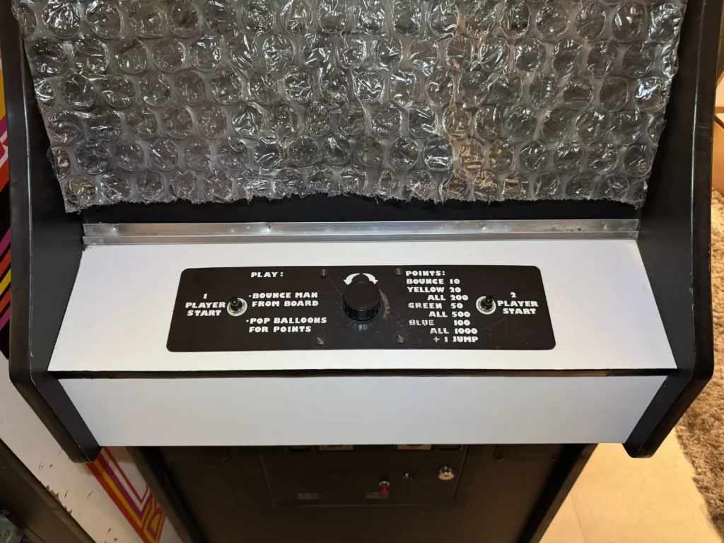 Circus by Exidy – Arcade Game Restoration - Control Panel Circus by Exidy – Arcade Game Restoration - Control Panel