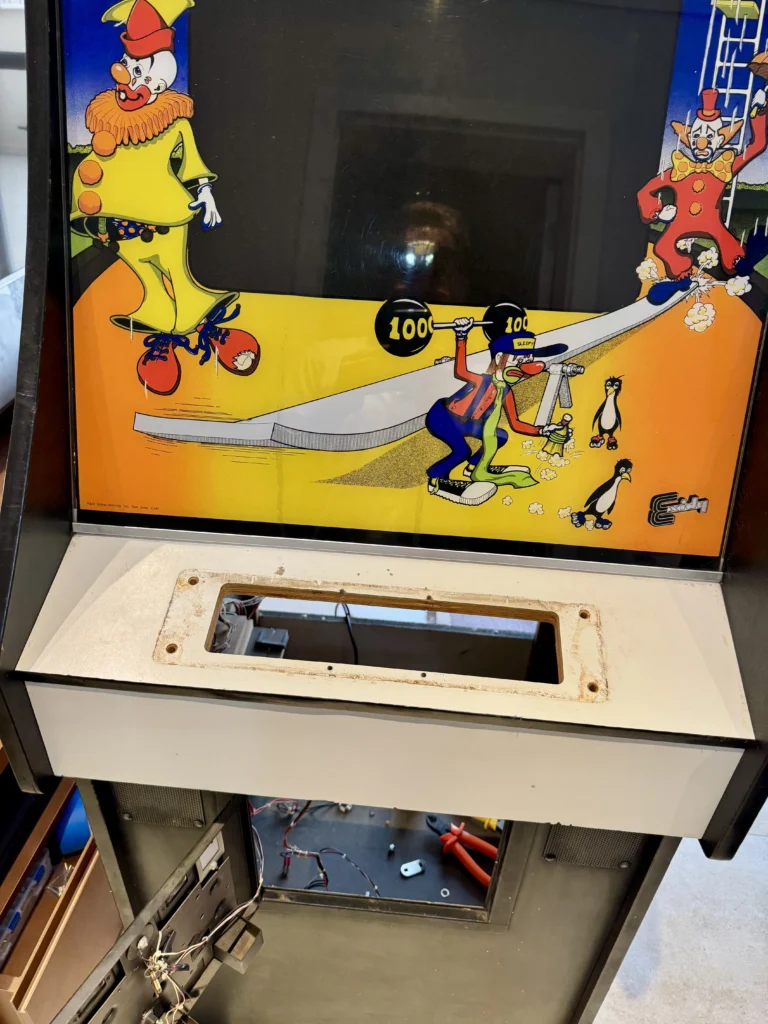 Circus by Exidy – Arcade Game Restoration - Control Panel Circus by Exidy – Arcade Game Restoration - Control Panel