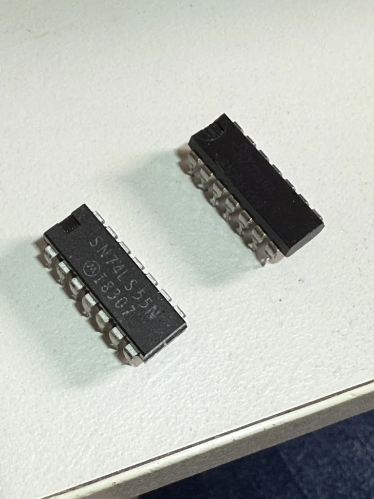 TTL Chips SN74LS55N and SN75L55N from Inca Arcade Game TTL Chips SN74LS55N and SN75L55N from Inca Arcade Game