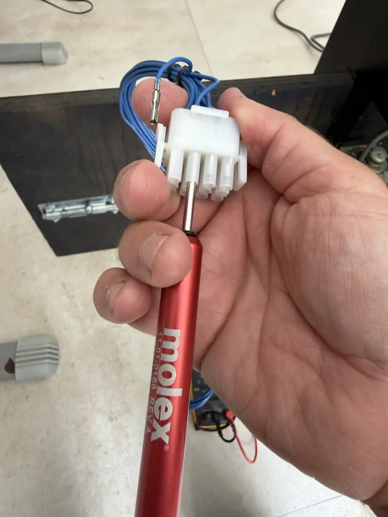 Inca Arcade Cabinet by PMC Electronics - Motorola XM-501 Monitor Voltage Tests